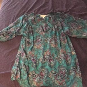 Roper women’s jewel toned XL blouse
